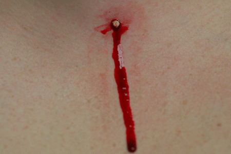she's leaking!