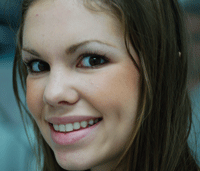She's gonna be breaking hearts with that smile and those new dimple piercings!