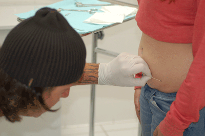 Tommy T making his marks..