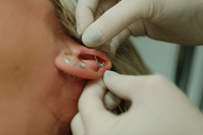 Second hole done!