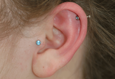 matches her cartilage piercing!