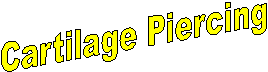 Cartilage Piercing